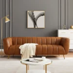 Holloman 87" Modern Tailored Deep-Seat Upholstered Sofa